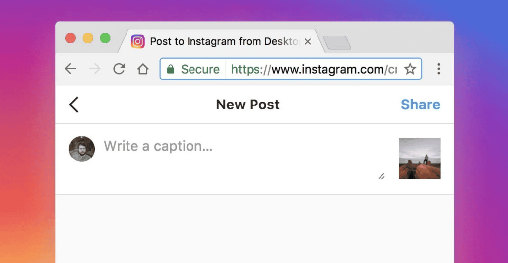 How To Upload Photos On Instagram Using PC