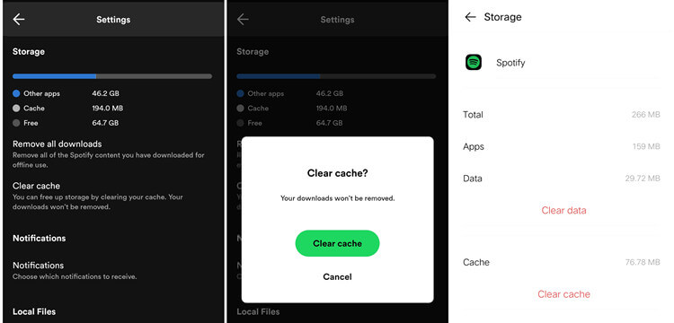 clear-spotify-cache-android