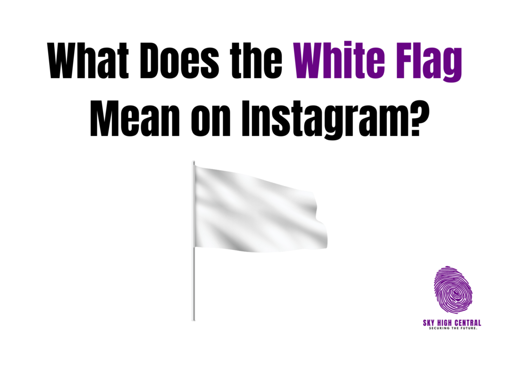 What Does the White Flag Mean on Instagram