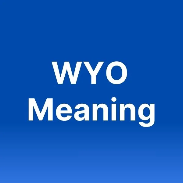 wyo meaning