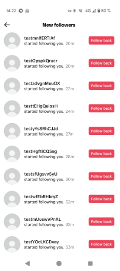 spam accounts tiktok